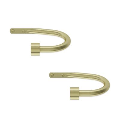Umbra&reg; Cappa Holdbacks in Brass (Set of 2)