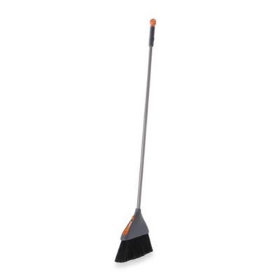 Casabella&reg; Comb Broom in Graphite/Orange