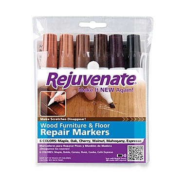 Rejuvenate&reg; Wood Furniture & Floor Repair Markers. View a larger version of this product image.