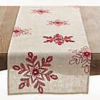 Alternate image 0 for Saro Lifestyle Nivalis 16-Inch x 90-Inch Table Runner in Red
