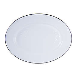 Golden Rabbit® Solid White 16-Inch Oval Platter