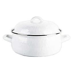 Golden Rabbit® Solid White Dutch Oven with Lid