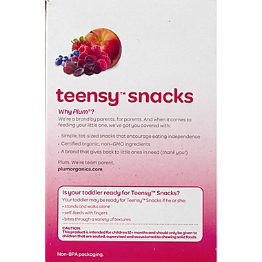 Plum Organics&trade; Teensy Fruits&trade; in Berry. View a larger version of this product image.