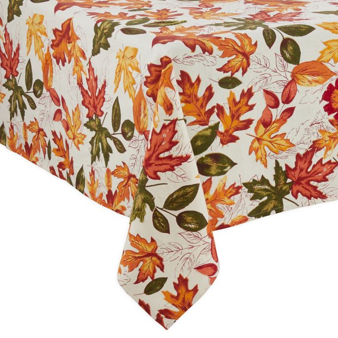 Saro Lifestyle Autumn Tablecloth | Bed Bath & Beyond