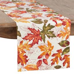 Saro Lifestyle Autumn Table Runner