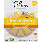 Alternate image 2 for Plum Organics&trade; 6-Packs of 3 Little Yums&trade; Organic Teething Wafers in Pumpkin and Banana