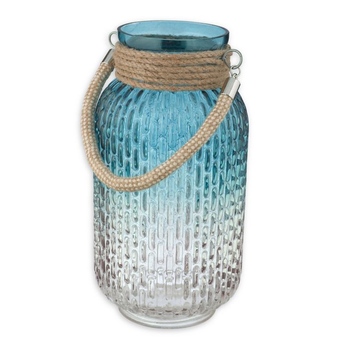 Grasslands Road Medium Coastal Vase in Blue Bed Bath and Beyond Canada