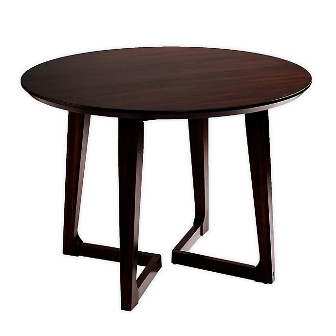 Holly Martin Meckland Round Dining, Dark Wood Round Dining Table