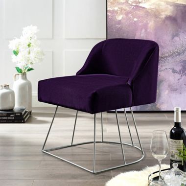 Inspired Home Briva Vanity Stool. View a larger version of this product image.
