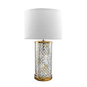 nuLOOM Ava Mosaic Cotton Shade Table Lamp