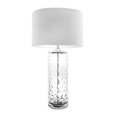 Nuloom Mia Clear Glass Table Lamp, How To Frost A Clear Glass Lamp Shade