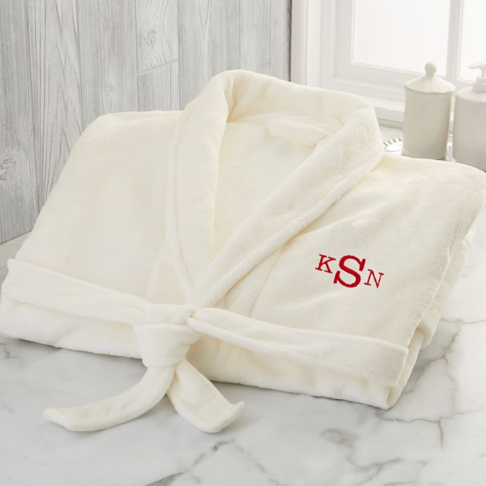 Just For Him Personalized Luxury Fleece Robe Collection Bed Bath and
