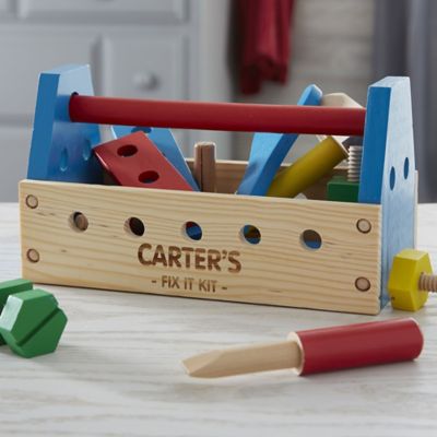 melissa & doug wooden tool box