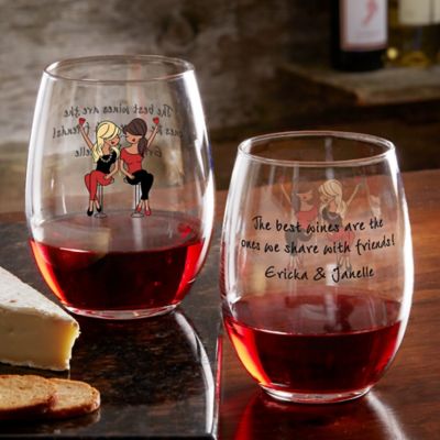 best friend wine glasses