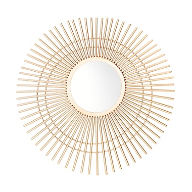 Safavieh Marlit 24-Inch Sunburst Mirror in Gold. View a larger version of this product image.