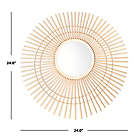 Alternate image 2 for Safavieh Marlit 24-Inch Sunburst Mirror in Gold