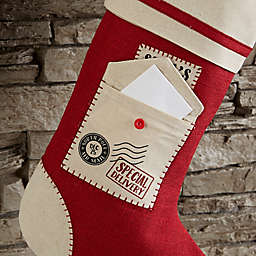 Santa's Letter Personalized Christmas Stocking