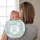 Alternate image 1 for Youthful Name For Her Personalized Burp Cloths (Set of 2)