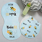 Alternate image 0 for Bee Happy Personalized Burp Cloths (Set of 2)