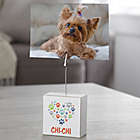Alternate image 0 for Paws On My Heart Personalized Dog Photo Clip Holder