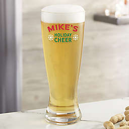 Holiday Cheer Personalized 20 oz. Pilsner Glass
