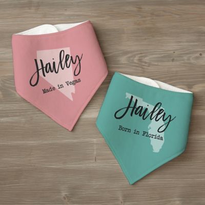 personalized bandana bibs