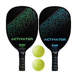 Franklin® Sports Activator Wood Paddle X-40 Set in Green/Blue