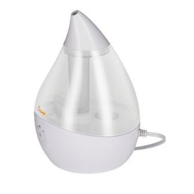 Crane 0.5-Gallon Droplet Ultrasonic Cool Mist Humidifier in Clear/White. View a larger version of this product image.