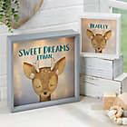 Alternate image 1 for Woodland Deer Personalized LED Light Shadow Box Collection