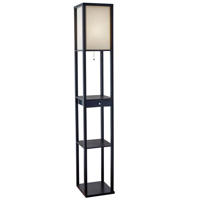 Etagere Floor Lamp With Drawer Bed Bath Beyond