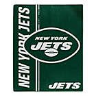 Alternate image 0 for NFL New York Jets Royal Plush Raschel Throw