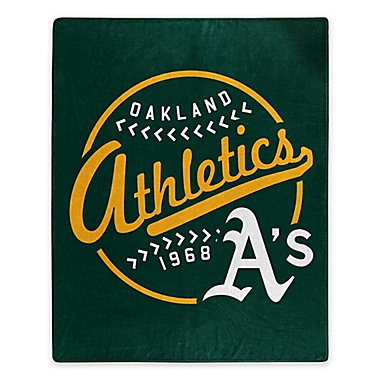 MLB Oakland Athletics Jersey Raschel Throw Blanket. View a larger version of this product image.