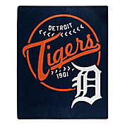 MLB Detroit Tigers Jersey Raschel Throw Blanket
