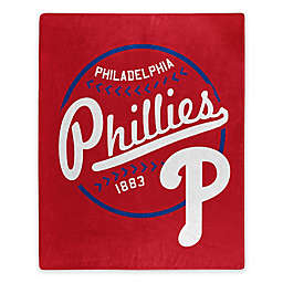 MLB Philadelphia Phillies Jersey Raschel Throw Blanket