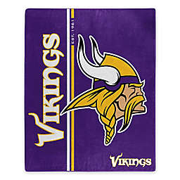 NFL Minnesota Vikings Royal Plush Raschel Throw