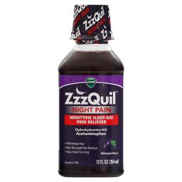 Vicks® ZzzQuil™ 12 fl. oz. Night Pain Liquid in Midnight Berry