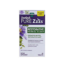 Vicks® ZzzQuil™ PUREZzzs™ Restorative Herbal Sleep Tablets 40-Count