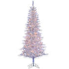 Alternate image 0 for 7 ½-Foot Silver Tiffany Artificial Pre-Lit Tinsel Tree