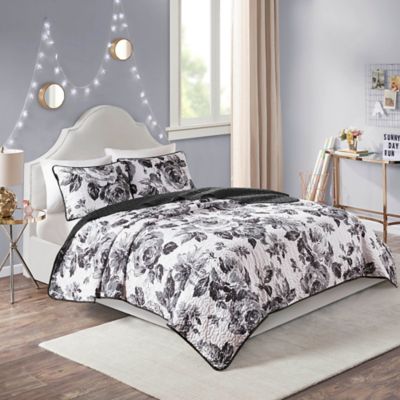 black and white coverlet king