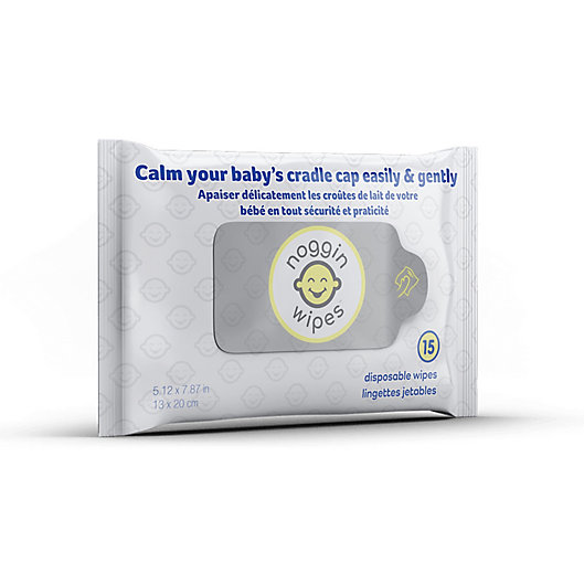 Alternate image 1 for Noggin Wipes® 15-Count Cradle Cap Wipes by Teeny Tiny Treatments®