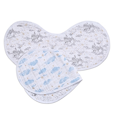 aden + anais&reg; Harry Potter&trade; 2-Pack Burpy Bibs. View a larger version of this product image.