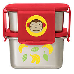 SKIP*HOP® Monkey 2-Piece Stainless Steel Lunch Kit