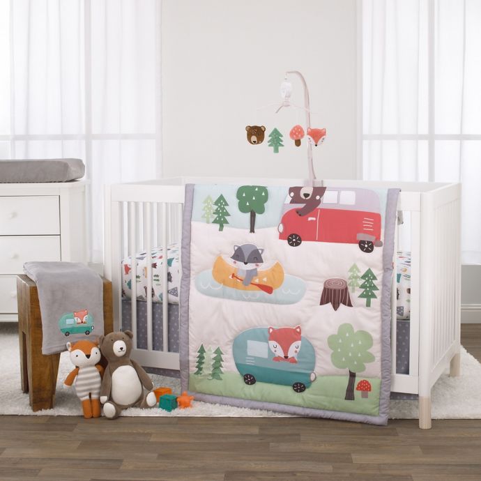 Little Love By Nojo Retro Happy Camper Crib Bedding Collection