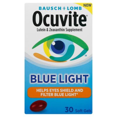 Bausch + Lomb Ocuvite&reg; Blue Light 30-Count Lutein and Zeaxanthin Supplement Soft Gels