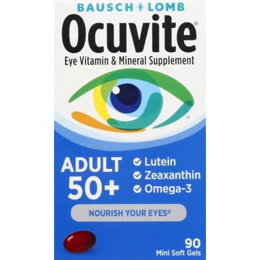 Ocuvite&reg; Adult 50+ 90-Count Soft MiniGels. View a larger version of this product image.