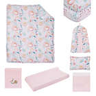 Alternate image 4 for NoJo Watercolor Blossom 8-Piece Floral Crib Bedding Set in Pink