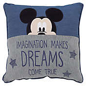 Disney &quot;Dreams Come True&quot; Mickey Decorative Pillow in Navy