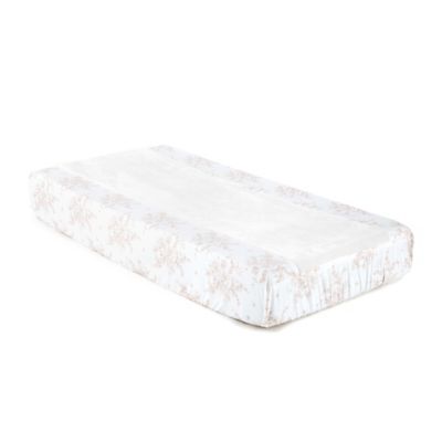 Levtex Baby&reg; Heritage Floral Changing Pad Cover in Blush/Ivory