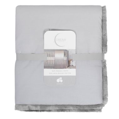 just born&reg; Dream Ombre Quilt in Grey. View a larger version of this product image.
