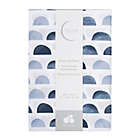 Alternate image 1 for just born&reg; Dream Ombre Moon Fitted Crib Sheet in Blue